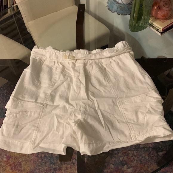 Moon River Paper Bag Cargo shorts Anthropologie - Picture 2 of 4